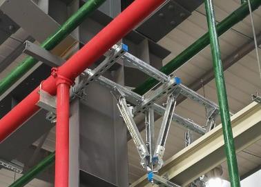 青县该抗震支架的整体式支吊架结构协调性好